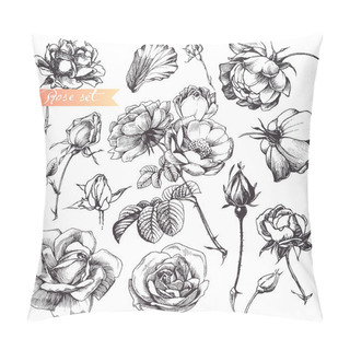 Personality  Rose Set. Pillow Covers