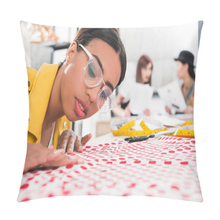 Personality  African American Dressmaker Fitting Fabric Pillow Covers