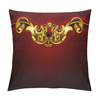Personality  Vintage Background Red, 10eps Pillow Covers