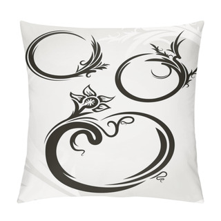 Personality  Round Vintage Frames  Pillow Covers