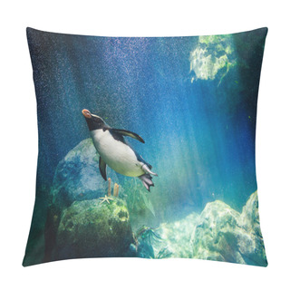 Personality  Penguin Diving Pillow Covers