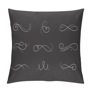 Personality  Vector Collection Of Beautiful Elegant Flourishes Pillow Covers