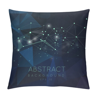Personality  Abstract Polygonal Background Pillow Covers