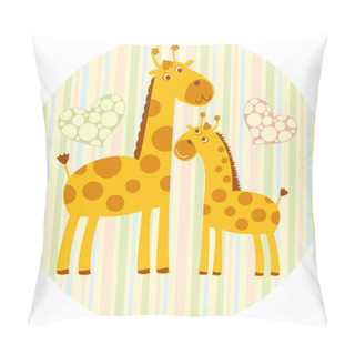 Personality  Cute_giraffe Pillow Covers
