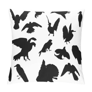 Personality  Fifteen Birds Pillow Covers
