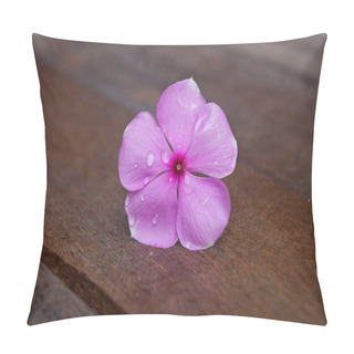 Personality  Purple Periwinkle Flower Pillow Covers