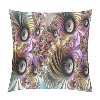 Personality  Fractal Art, Fractal Background, Digital Artwork, Geometric Texture, Abstract Background  Pillow Covers