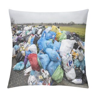 Personality  Strike By Municipal Waste Collection Pillow Covers