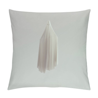 Personality  White Ghost Spirit Floating Raising Arms In A Death Shroud 3d Illustration Pillow Covers