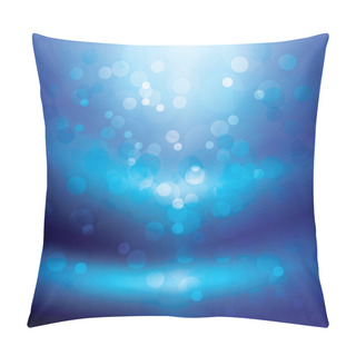 Personality  Blue Smooth Abstract Pillow Covers
