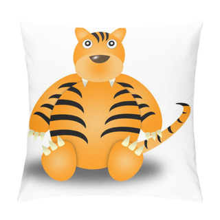 Personality  Tiger Cartoon Pillow Covers