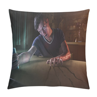 Personality  Boy Became Zombie Slave By Phone Pillow Covers