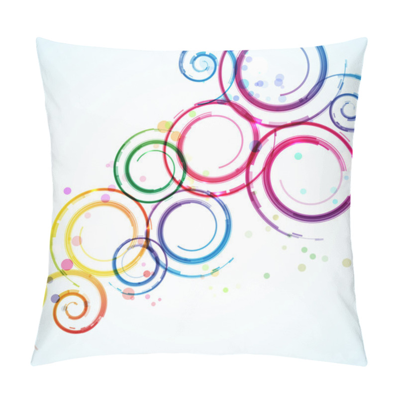 Personality  Spirals background pillow covers
