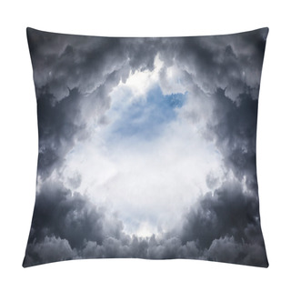 Personality  Hole In The Dramatic Clouds Pillow Covers
