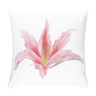 Personality  Lily Flower Pillow Covers