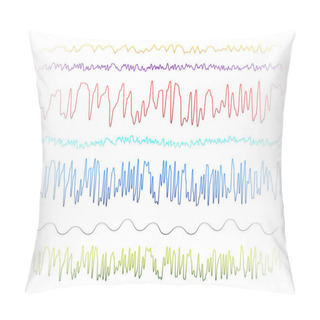 Personality  Abstract Lines Vector. Pillow Covers