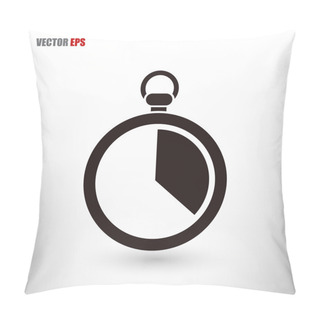 Personality  Stopwatch Icon Design Pillow Covers