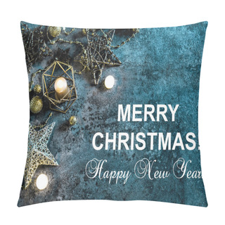 Personality  Christmas Decoration Stars Lights Candles Happy New Year Pillow Covers