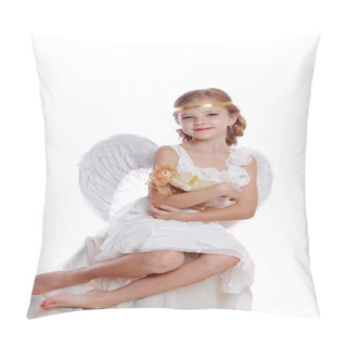 Personality  Little Angel Holding Angel Doll Pillow Covers