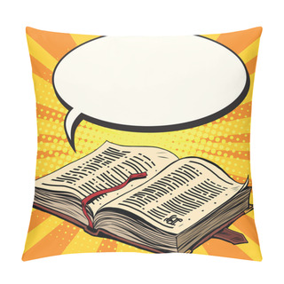 Personality  Old Book And Comic Bubble Pillow Covers