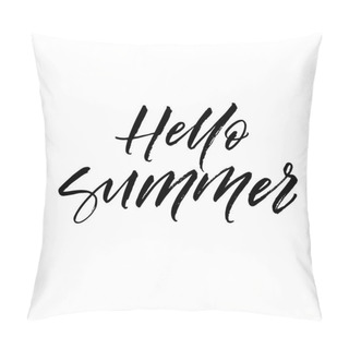 Personality  Hello Summer Card. Pillow Covers