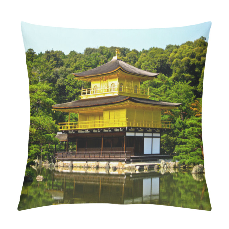 Personality  The Golden Pavilion Kinkakuji At Kyoto, Japan Pillow Covers
