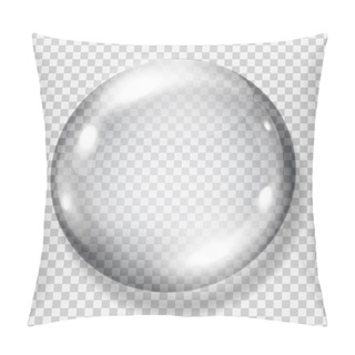 Personality  Transparent Gray Sphere Pillow Covers