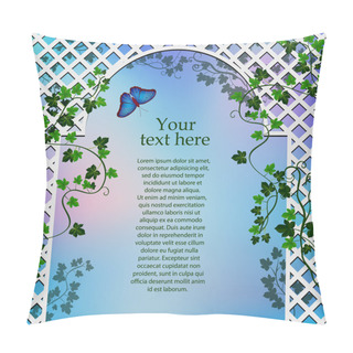 Personality  Romantic Arbor With Ivy Pillow Covers