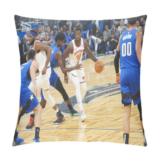 Personality  Orlando Magic Host The New York Knicks At The Amway Center In Orlando Forida On Wednesday, October 30, 2019. Pillow Covers