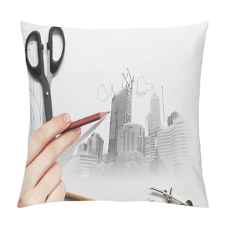 Personality  Architectural Project Pillow Covers