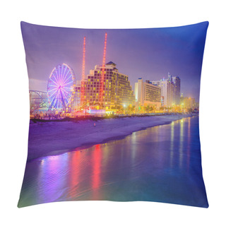 Personality  Daytona Beach Florida Skyline Pillow Covers