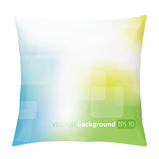 Personality  Green, Blue Abstract Background Pillow Covers