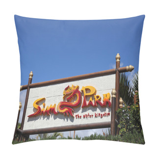 Personality  Siam Park - The Largest Water Fun Park In Europe. Las Americas, Canary Island Tenerife Pillow Covers