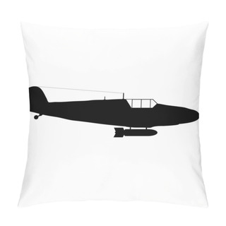 Personality  Old Military Aircraft Icon Pillow Covers