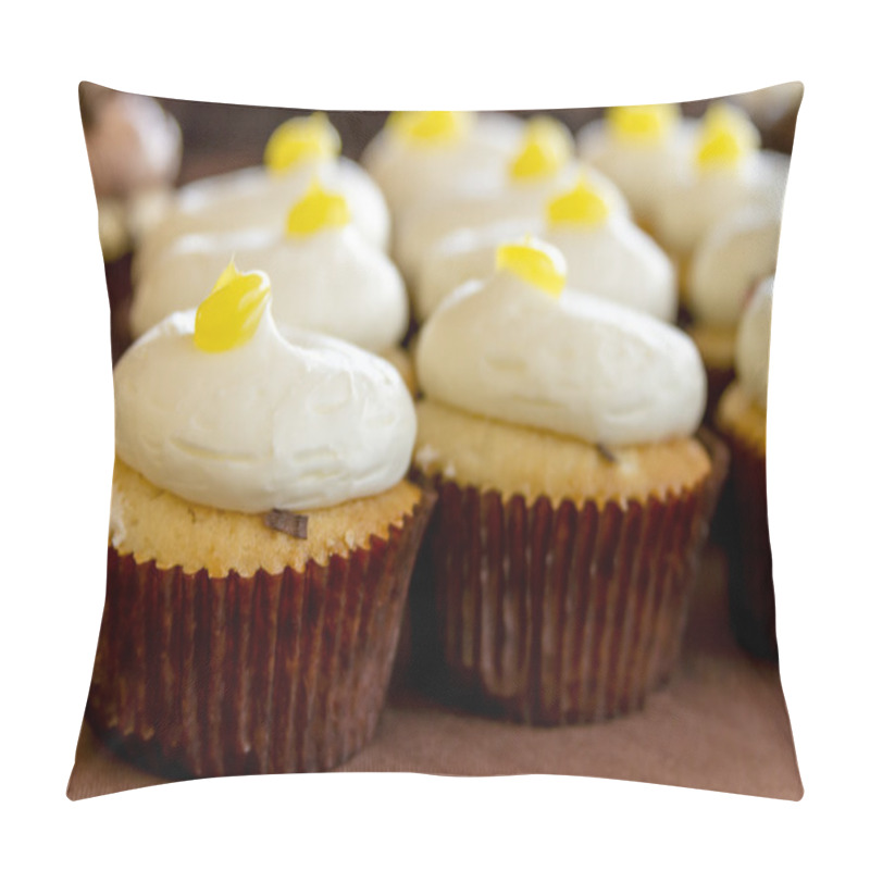 Personality  Assorted Cupcakes on Display pillow covers