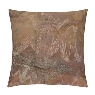 Personality  Burrungkuy Nourlangie Rock Art Site In Kakadu National Park Nort Pillow Covers
