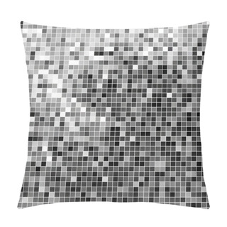 Personality  Abstract Vector Square Pixel Mosaic Background Pillow Covers