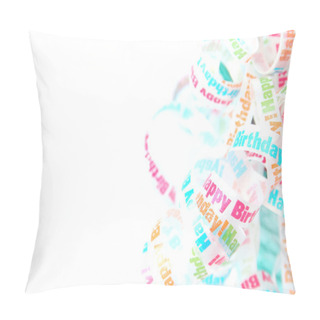 Personality  Happy Birthday Ribbon Pillow Covers