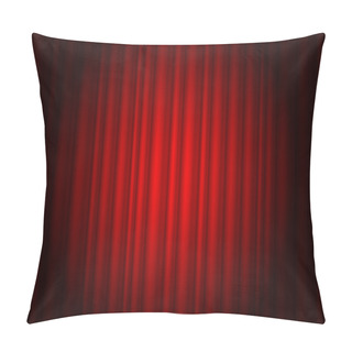 Personality  Curtain From The Theatre With A Spotlight Pillow Covers