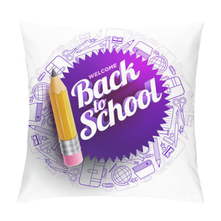 Personality  Back To School Design Pillow Covers