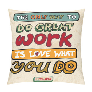 Personality  Hand Drawn Text Lettering Of Citation Pillow Covers