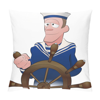 Personality  Sailor Illustration Pillow Covers