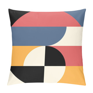 Personality  Abstract Geometric Pattern Background With Simple Shape.scandinavian Style Pillow Covers