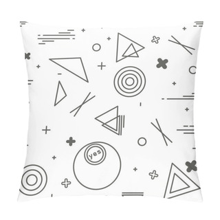 Personality  Retro Pattern Background Pillow Covers