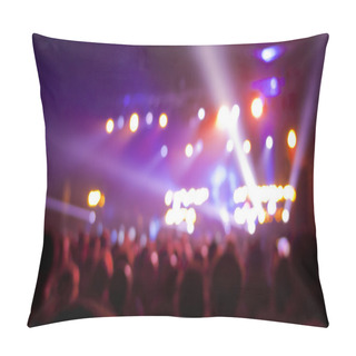 Personality  Concert Audience Blurred Background Pillow Covers