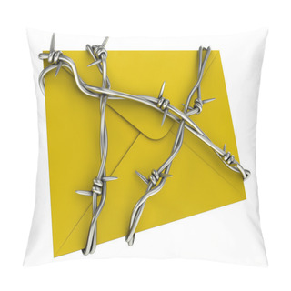 Personality  No Spam Or Mail Security Concept Pillow Covers