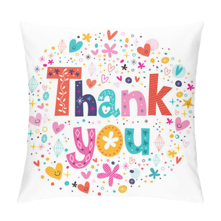 Personality  Thank You Card Pillow Covers
