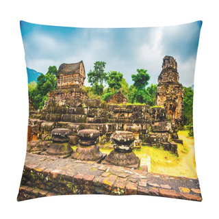 Personality  My Son, Ancient Hindu Tamples Pillow Covers
