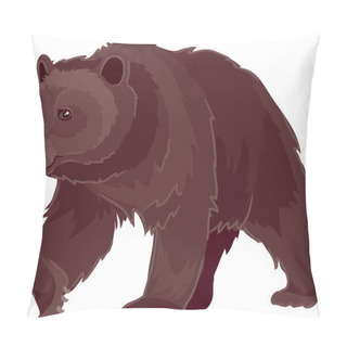Personality  Bear Vector Pillow Covers
