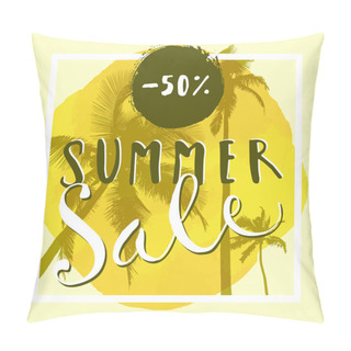 Personality  Summer Sale Advertisement Pillow Covers